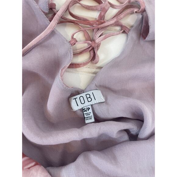 Tobi Tie Dye Swing Cami Mini Dress & Crewneck Pullover Sweater Bundle Size S - Picture 14 of 14